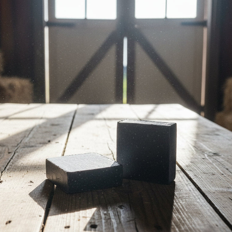 Maxine's Soap Co coconut oil charcoal bar soap plant-based detox formula for oily and acne-prone skin