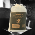 Beef tallow and charcoal detox bar soap 3.5oz angled view