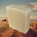 Beef tallow and honey handmade bar soap 3.5oz front view