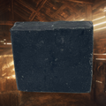 Coconut oil and charcoal plant-based bar soap 3.5oz front view