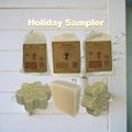 Holiday trio sampler bundle with three beef tallow bar soaps