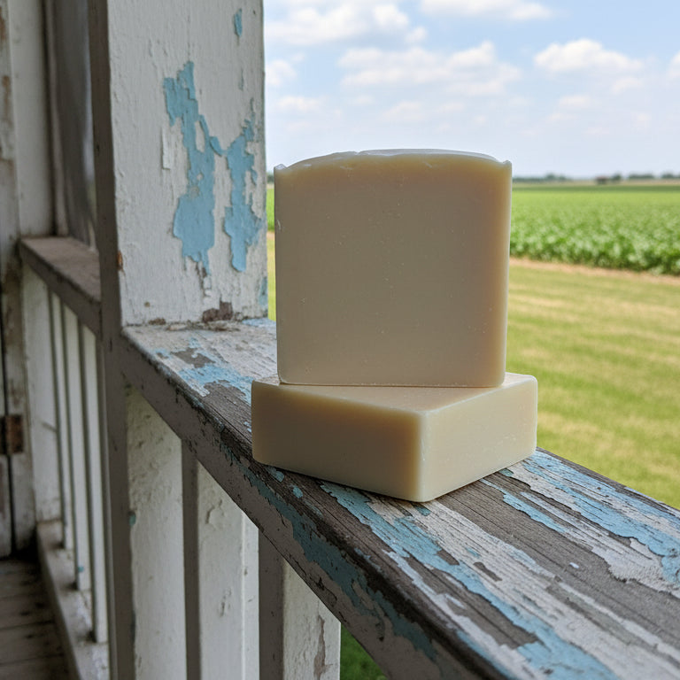 Maxine's Soap Co beef tallow and honey bar soap handcrafted with grass-fed tallow for dry and sensitive skin