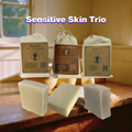 Sensitive skin trio sampler bundle with gentle bar soaps