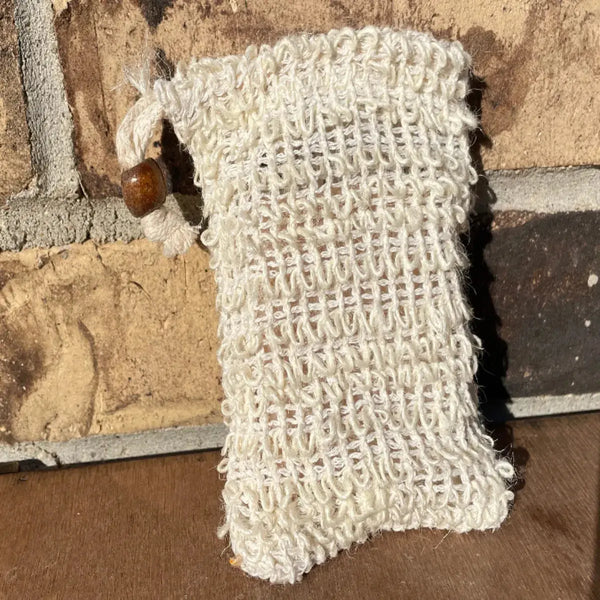 Soap Saver Sisal Pouch - Front